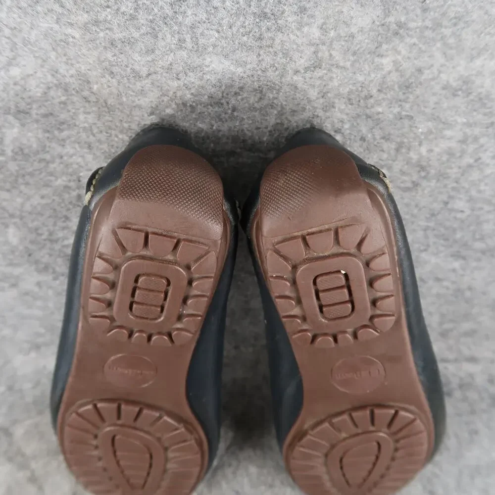 LL Bean Shoes Womens 7.5 Loafer Moccasin Slip On Leather Comfort Casual Classic